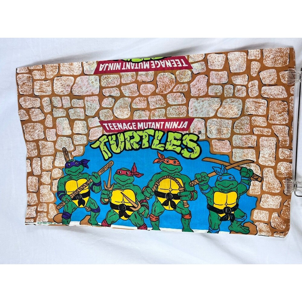Vintage 1988 Mirage Studios TMNT Teenage Mutant Ninja Turtles Pillow Case